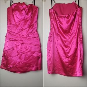 B Wear Byer California, Juniors size 11 pink strapless dress, nwt